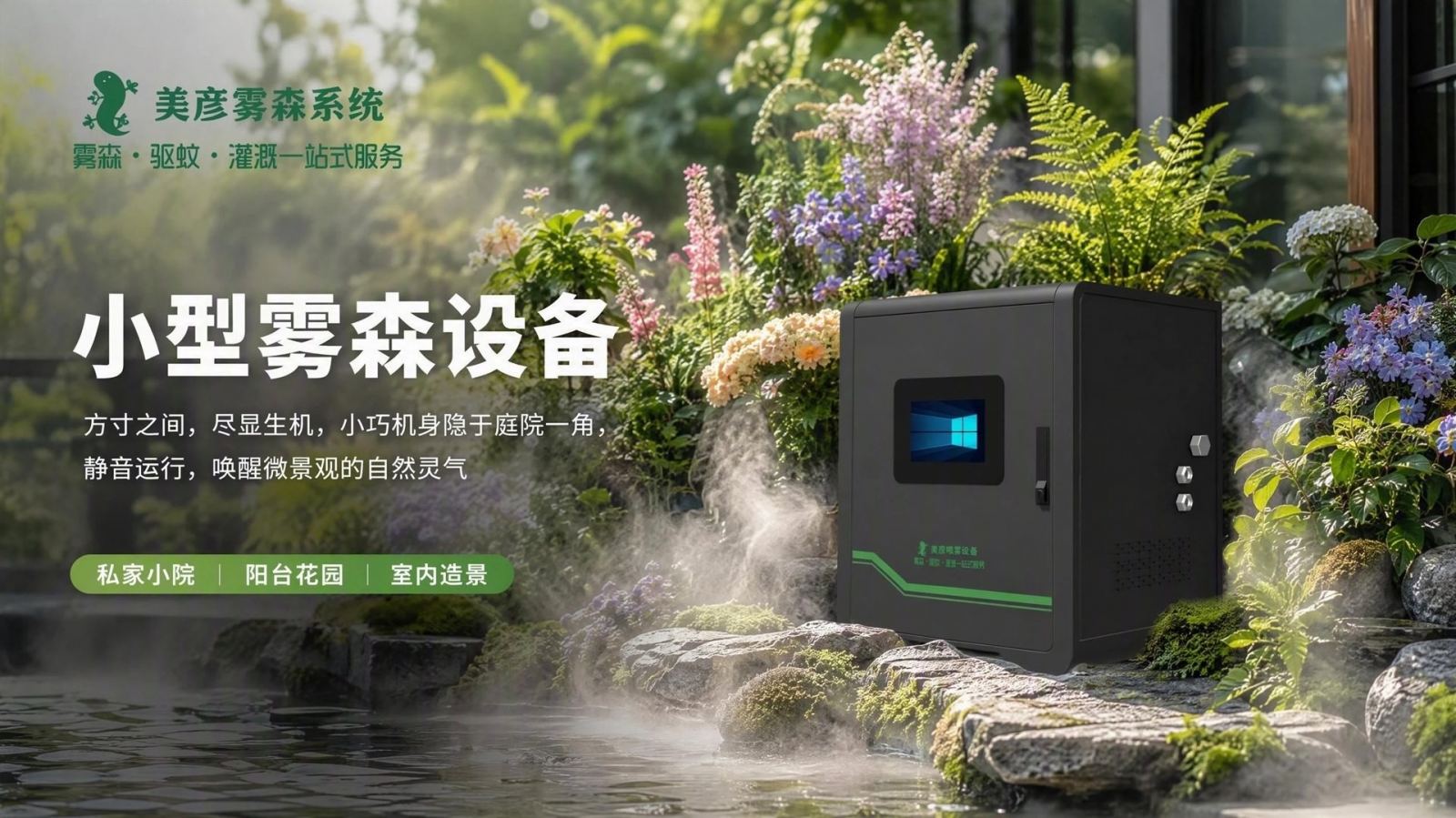 咸阳花园庭院驱蚊系统